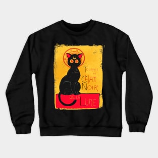 Chat Noir de la Lune Crewneck Sweatshirt